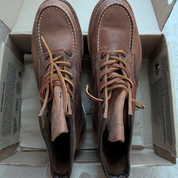 Red Wing Heritage 1907 Classic 6-Inch Moc Boots in Copper, 12 - Picture 4 of 14